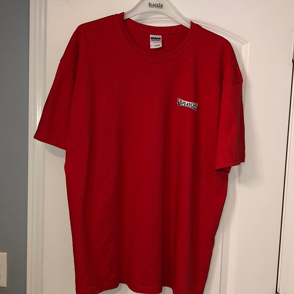 New Jersey Nets NBA Playoffs 2007 Red T-Shirt New